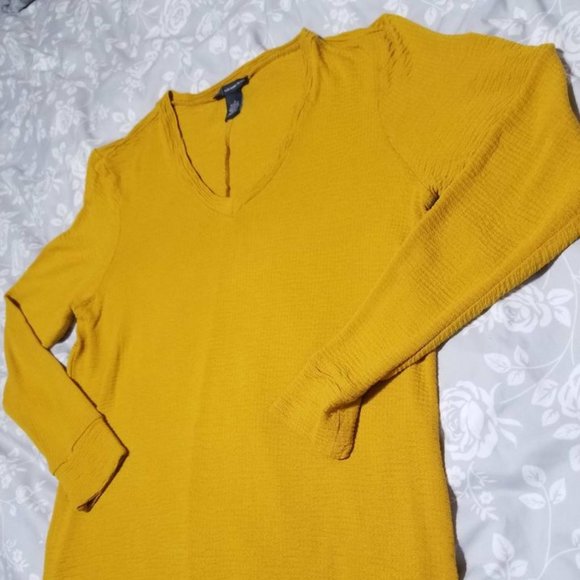 Adrianna Papell Long Sleeve Oversized Tunic - small - Picture 2 of 8